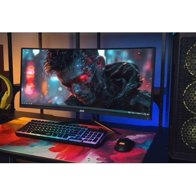 Монітор 2E GAMING 30" G3024B 2xHDMI, DP, Audio, VA, 2560x1080, 21:9, 200Hz, 1ms, CURVED, FreeSync