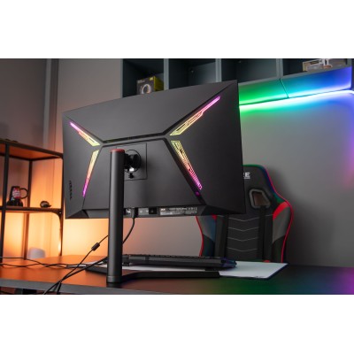 Монітор 2E GAMING 31.5" G3223B 2xHDMI, DP, MM, VA, 2560x1440, 165Hz, 1ms, CURVED, FreeSync, HAS