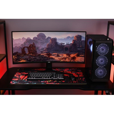 Монітор 2E GAMING 34" G3424B 2xHDMI, DP, VA, 3440x1440, 180Hz, 1ms, NTSC 85%, CURVED, FreeSync, HAS
