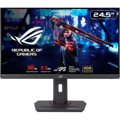 Монітор Asus 24.5" ROG Strix XG259QNS 2xHDMI, DP, 2xUSB, Audio, IPS, 380Hz, 0.3ms, sRGB 110%, AdaptiveSync, Pivot, HDR400
