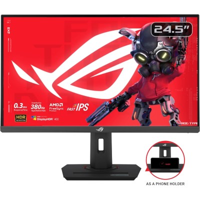 Монітор Asus 24.5" ROG Strix XG259QNS 2xHDMI, DP, 2xUSB, Audio, IPS, 380Hz, 0.3ms, sRGB 110%, AdaptiveSync, Pivot, HDR400 Монітор Asus 24.5" ROG Strix XG259QNS 2xHDMI, DP, 2xUSB, Audio, IPS, 380Hz, 0.3ms, sRGB 110%, AdaptiveSync, Pivot, HDR400