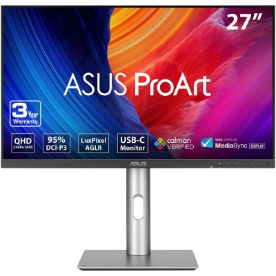 Монітор Asus 27" ProArt PA278CFRV HDMI, 2xDP, USB-C, 3xUSB, MM, IPS, 2560x1440, 100Hz, 5ms, DCI-P3 95%, AdaptiveSync, Pivot, HDR Монітор Asus 27" ProArt PA278CFRV HDMI, 2xDP, USB-C, 3xUSB, MM, IPS, 2560x1440, 100Hz, 5ms, DCI-P3 95%, AdaptiveSync, Pivot, HDR