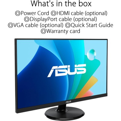 Монітор Asus 27" VA27DQFR D-Sub, HDMI, DP, MM, IPS, 100Hz, 1ms, AdaptiveSync Монітор Asus 27" VA27DQFR D-Sub, HDMI, DP, MM, IPS, 100Hz, 1ms, AdaptiveSync