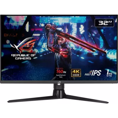 Монітор Asus 32" ROG Strix XG32UQ 2xHDMI, DP, 2xUSB, IPS, 3840x2160, 160Hz, 1ms, sRGB 130%, FreeSync, HAS, HDR600