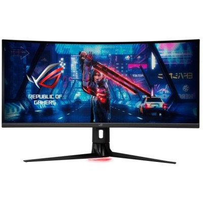 Монітор Asus 34.1" ROG Strix XG349C HDMI, DP, USB-C, 2xUSB, MM, IPS, 3440x1440, 21:9, 180Hz, 1ms, DCI-P3 98%, CURVED, AdaptiveSy