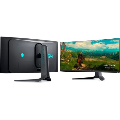 Монітор DELL 34" AW3423DWF HDMI, 2xDP, USB3.2, Audio, QD-OLED, 3440x1440, 21:9, 165Hz, 0.1ms, sRGB 149%, Delta E