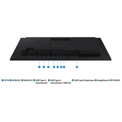 Монітор SAMSUNG LS24D400GAIXCI IPS/FHD/DP/HDMI*2/100Hz/USB*2/Pivot (рідкокристалічний телевізор)