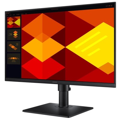 Монітор SAMSUNG LS24D400GAIXCI IPS/FHD/DP/HDMI*2/100Hz/USB*2/Pivot (рідкокристалічний телевізор)