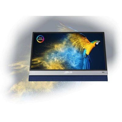 Монітор портативний Asus 13.3" ZenScreen MQ13AH mHDMI, 2xUSB-C, OLED, 1ms, DCI-P3 100%, HDR10, Cover