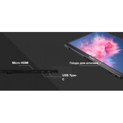 Монітор портативний Asus 14" ProArt PA148CTV mHDMI, 2xUSB, MM, IPS, sRGB 100%, Touch, Case