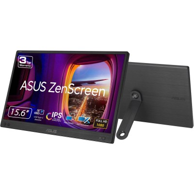 Монітор портативний Asus 15.6" ZenScreen MB166CR USB-C, IPS, Case