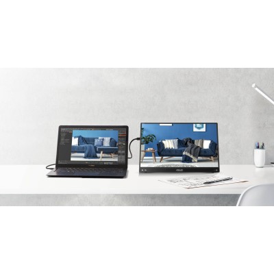 Монітор портативний Asus 15.6" ZenScreen MB16ACV USB-C, IPS, Case