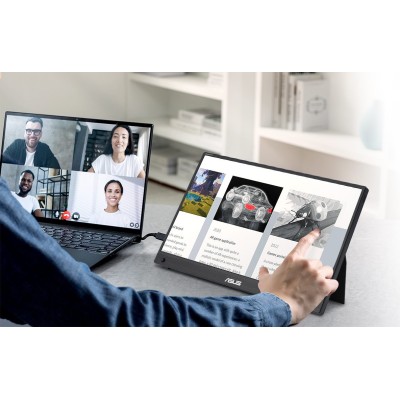 Монітор портативний Asus 15.6" ZenScreen MB16AHT mHDMI, 2xUSB-C, MM, IPS, Touch