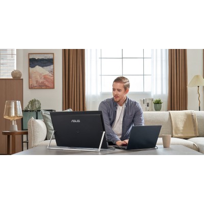 Монітор портативний Asus 23.8" ZenScreen MB249C HDMI, USB-C, MM, IPS, 75Hz, AdaptiveSync, Pivot, C-Clamp Arm