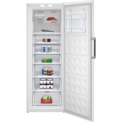 Морозильна камера Beko, 192x70x77, 404л, 1дв., A+, NF, дисплей, білий (RFNE448E35W)