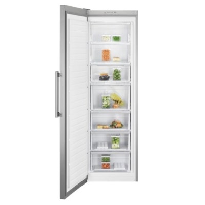 Морозильна камера Electrolux, 186x60х65, 280л, А++, NF, інв., дисплей, нерж (RUT7ME28X2)