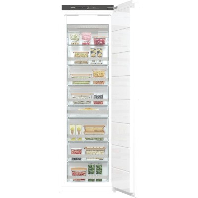Морозильна камера Gorenje вбудована, 177x56х56, 212л, А++, NF, диспл внутр., білий (FNI518EA1)
