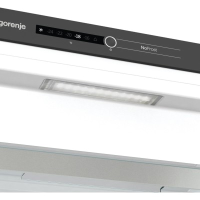 Морозильна камера Gorenje вбудована, 177x56х56, 212л, А++, NF, диспл внутр., білий (FNI518EA1)