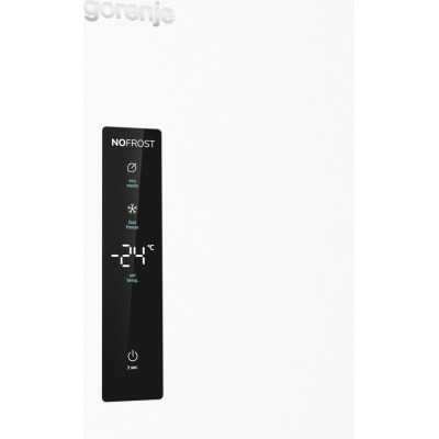 Морозильна камера Gorenje, 185.5x59.5х66.3, 280л, 1дв., A++, NF, диспл зовн., інвертор, білий (FN619EAW6)
