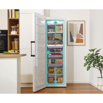 Морозильна камера Gorenje, 185.5x59.5х66.3, 280л, 1дв., A++, NF, диспл зовн., інвертор, білий (FN619EAW6)