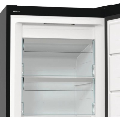 Морозильна камера Gorenje, 185.5x59.5х66.3, 280л, 1дв., A++, NF, диспл зовн., інвертор, чорний (FN619EABK6)