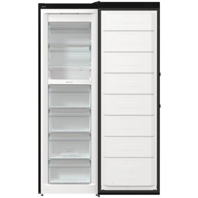 Морозильна камера Gorenje, 185.5x59.5х66.3, 280л, 1дв., A++, NF, диспл зовн., інвертор, чорний (FN619EABK6)