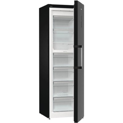Морозильна камера Gorenje, 185.5x59.5х66.3, 280л, 1дв., A++, NF, диспл зовн., інвертор, чорний (FN619EABK6)
