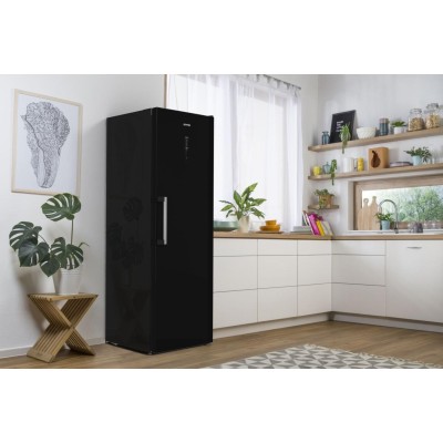 Морозильна камера Gorenje, 185.5x59.5х66.3, 280л, 1дв., A++, NF, диспл зовн., інвертор, чорний (FN619EABK6)