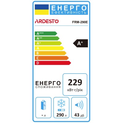 Морозильна скриня ARDESTO, 290л, А+, ST, диспл зовн., білий (FRM-290E) Морозильна скриня ARDESTO, 290л, А+, ST, диспл зовн., білий (FRM-290E)