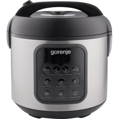 Мультиварка Gorenje, 476Вт, мини, чаша-2л, електронне керув., 5 програм, метал/пластик, чорний (MC2SBK)