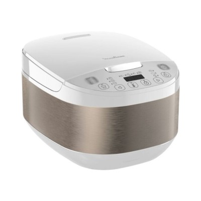 Мультиварка Moulinex SimplyCook Plus, 750Вт, чаша-4л, електронне керув., метал/пластик, білий (MK622132)