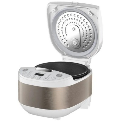 Мультиварка Moulinex SimplyCook Plus, 750Вт, чаша-4л, електронне керув., метал/пластик, білий (MK622132)