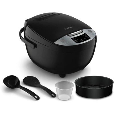 Мультиварка Moulinex SimplyCook, 750Вт, чаша-4л, сенсорне керув., пластик, чорний (MK611832)