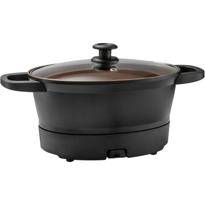 Мультиварка Russell Hobbs GoodToGo, 1000Вт, чаша-6.5л, електронне керув., знімна кришка, кераміка, чорний (28270-56)