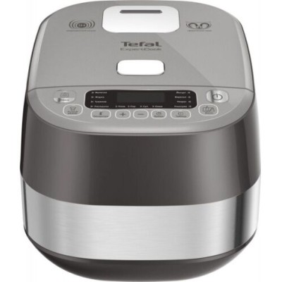 Мультиварка Tefal Expert Cook Induction, 1200Вт, чаша-5л, електронне керув., пластик, сірий (RK802B34)