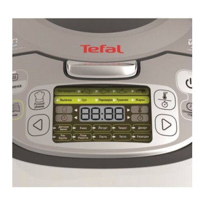 Мультиварка Tefal Fuzzy Logic, 750Вт, чаша-5л, електронне керув., пластик, сірий (RK812B32) Мультиварка Tefal Fuzzy Logic, 750Вт, чаша-5л, електронне керув., пластик, сірий (RK812B32)