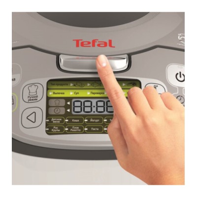Мультиварка Tefal Fuzzy Logic, 750Вт, чаша-5л, електронне керув., пластик, сірий (RK812B32) Мультиварка Tefal Fuzzy Logic, 750Вт, чаша-5л, електронне керув., пластик, сірий (RK812B32)