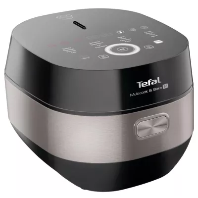 Мультиварка Tefal Multicook&Bake IH, 1500Вт, чаша-5л, електронне керув., метал/пластик, чорний (RK908A34)