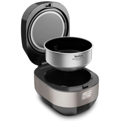 Мультиварка Tefal Multicook&Bake IH, 1500Вт, чаша-5л, електронне керув., метал/пластик, чорний (RK908A34)