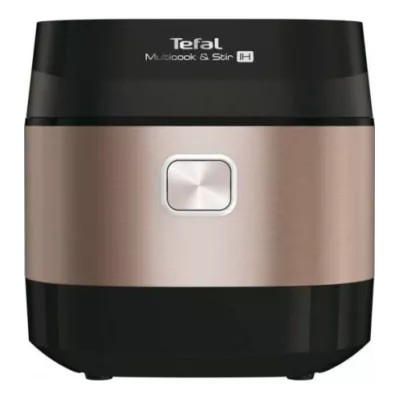 Мультиварка Tefal MultiCook&Stir, 1200Вт, чаша-5л, електронне керув., пластик, чорно-бронзовий (RK905A34)