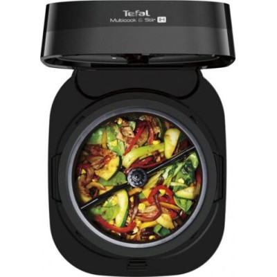 Мультиварка Tefal MultiCook&Stir, 1200Вт, чаша-5л, електронне керув., пластик, чорно-бронзовий (RK905A34) Мультиварка Tefal MultiCook&Stir, 1200Вт, чаша-5л, електронне керув., пластик, чорно-бронзовий (RK905A34)