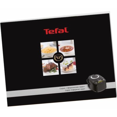 Мультиварка Tefal Spherical, 750Вт, чаша-4л, електронне керув., пластик, чорно-бордовий (RK740532)