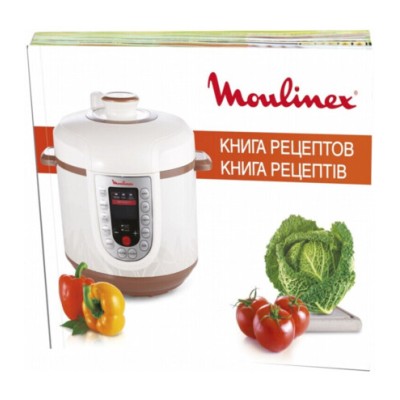 Мультиварка-скороварка Moulinex, 1000Вт, чаша-5л, сенсорне керув., метал/пластик, бронзово-чорний (CE5A0F34)