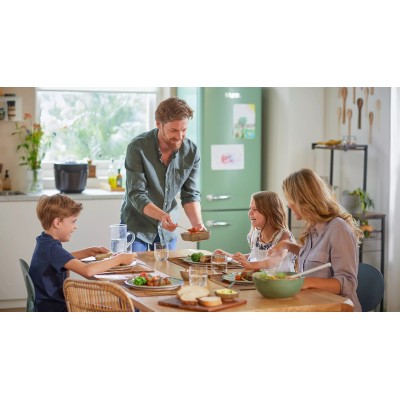 Мультиварка-скороварка Philips All-in-One Cooker, 1000Вт, чаша-5л, електронне керув., пластик, чорний (HD2151/40)