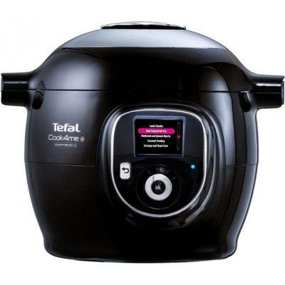 Мультиварка-скороварка Tefal Cook4me+ Connect, 1600Вт, чаша-6л, електронне керув., пластик, чорний (CY855830) Мультиварка-скороварка Tefal Cook4me+ Connect, 1600Вт, чаша-6л, електронне керув., пластик, чорний (CY855830)