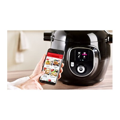 Мультиварка-скороварка Tefal Cook4me+ Connect, 1600Вт, чаша-6л, електронне керув., пластик, чорний (CY855830) Мультиварка-скороварка Tefal Cook4me+ Connect, 1600Вт, чаша-6л, електронне керув., пластик, чорний (CY855830)