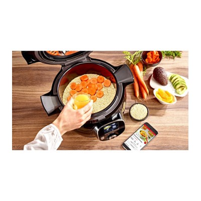 Мультиварка-скороварка Tefal Cook4me+ Connect, 1600Вт, чаша-6л, електронне керув., пластик, чорний (CY855830) Мультиварка-скороварка Tefal Cook4me+ Connect, 1600Вт, чаша-6л, електронне керув., пластик, чорний (CY855830)