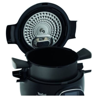 Мультиварка-скороварка Tefal Cook4me+ Connect, 1600Вт, чаша-6л, електронне керув., пластик, чорний (CY855830) Мультиварка-скороварка Tefal Cook4me+ Connect, 1600Вт, чаша-6л, електронне керув., пластик, чорний (CY855830)
