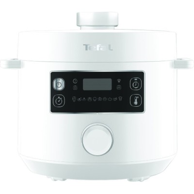 Мультиварка-скороварка Tefal Turbo Cuisine , 1000Вт, чаша-4.8л, механічне керув., пластик, білий (CY754130)