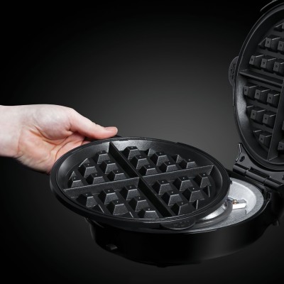 Мультимейкер Russell Hobbs Fiesta 950Вт, алюміній, 3 пластини, корпус-нержав.сталь/пластик, бордо (24620-56)